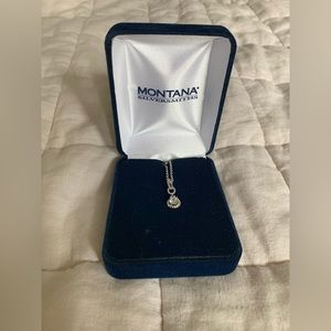 Montana Silversmiths silver crystal necklace